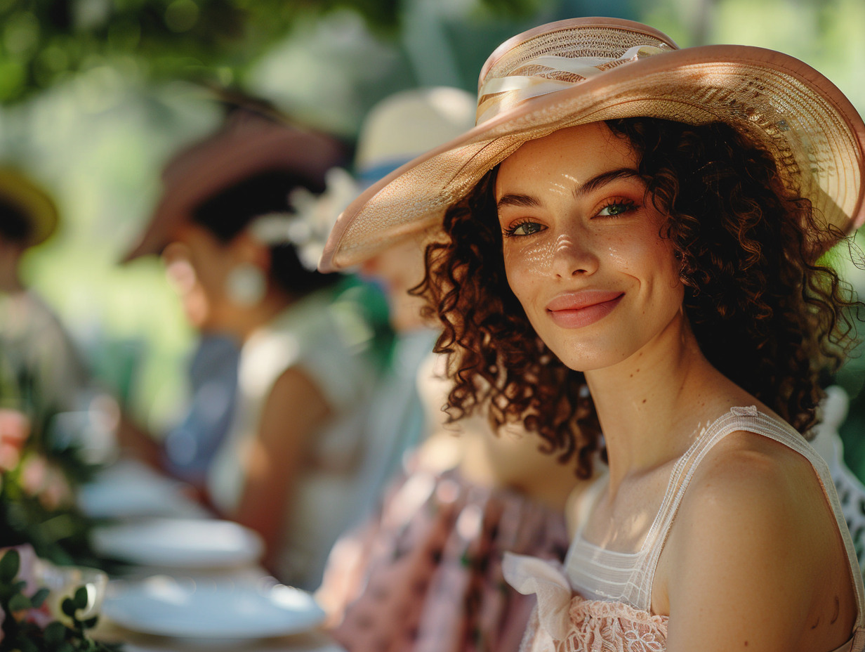 femme chapeau