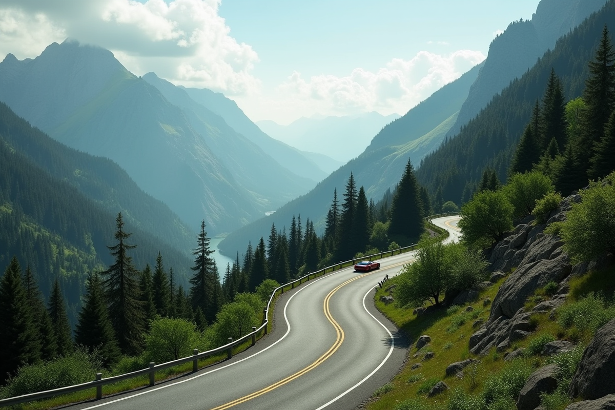 route coûteuse